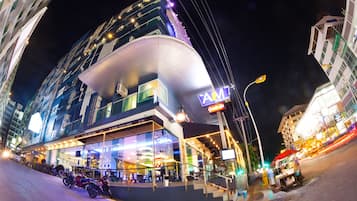 Front of property – evening/night