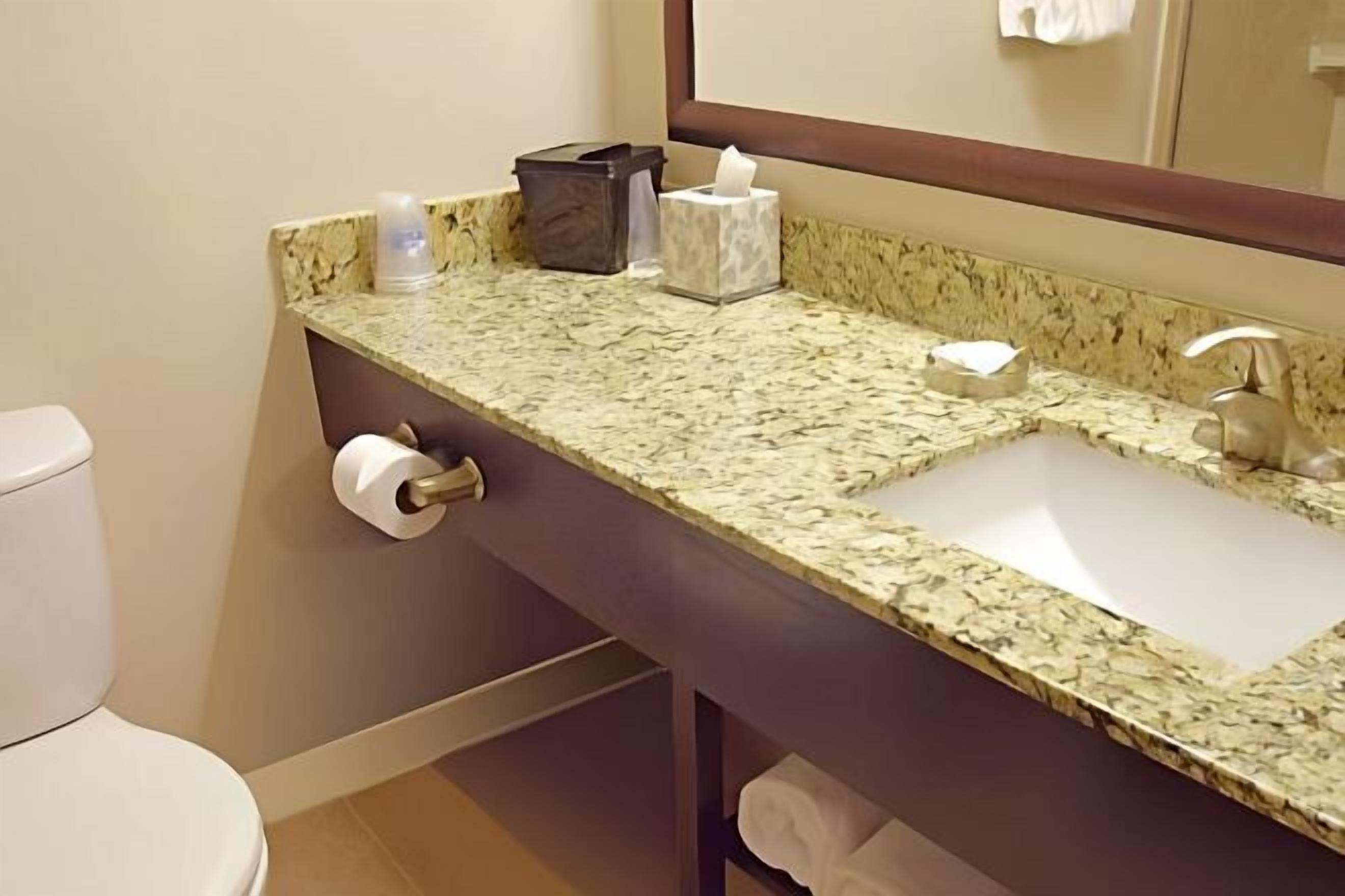 Free toiletries, hair dryer, towels