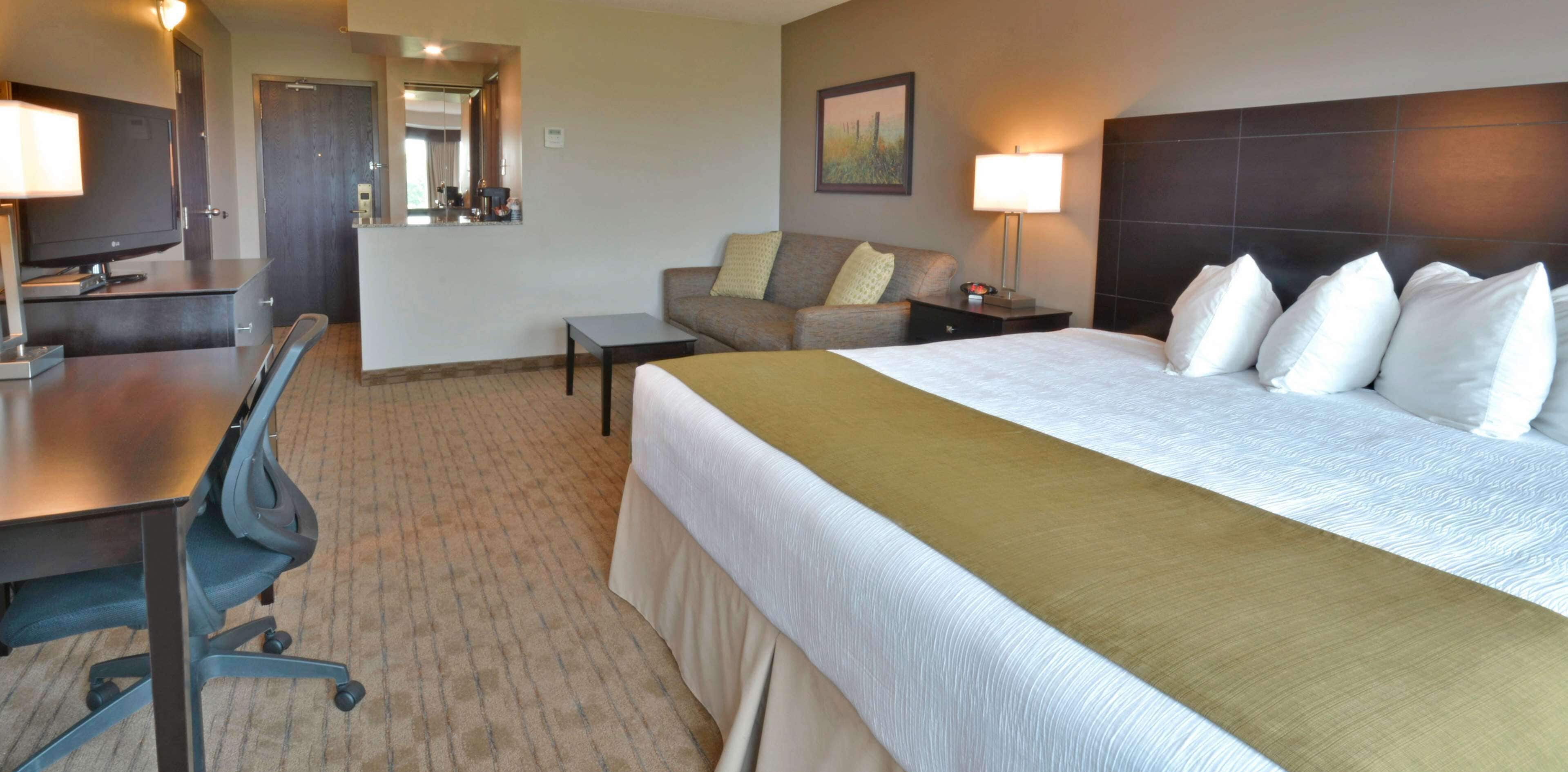 executive room, 1 king bed, non smoking | premium bedding, individually decorated, individually furnished, desk