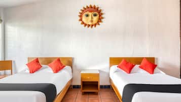 Standard Room, 2 Double Beds | Desk, free WiFi, bed sheets