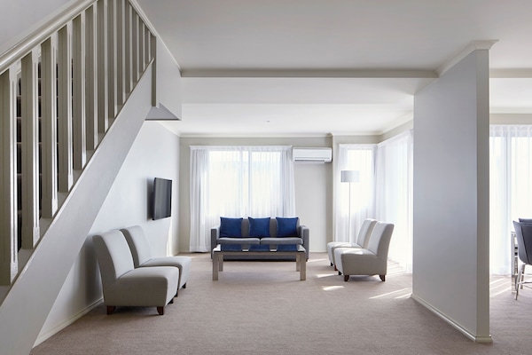 Three Bedroom Deluxe Apartment (2nd Floor - Stairs Only) | Living area