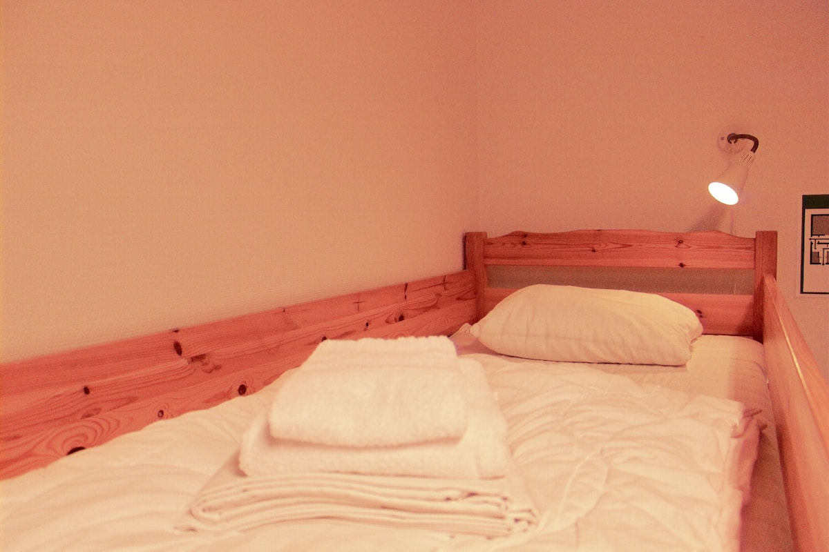 Economy Quadruple Room (shared bathroom) | 1 bedroom, desk, free WiFi, bed sheets