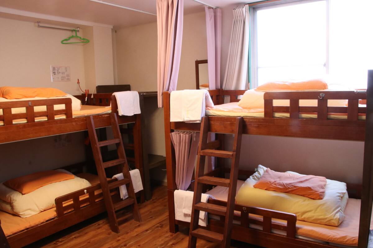 Bed in 6 Bed Female Dormitory Room | Desk, free WiFi