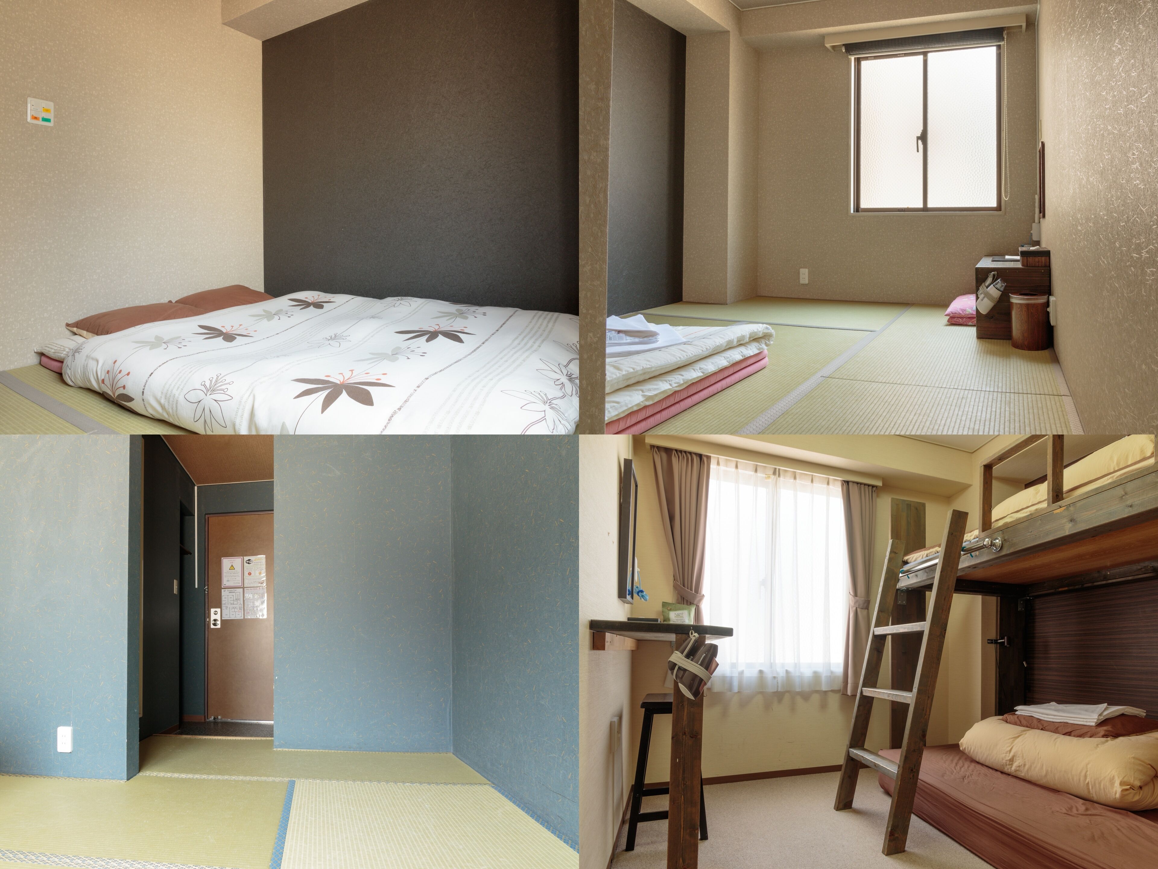 Bunk Bed Style Single Room with Private Bathroom