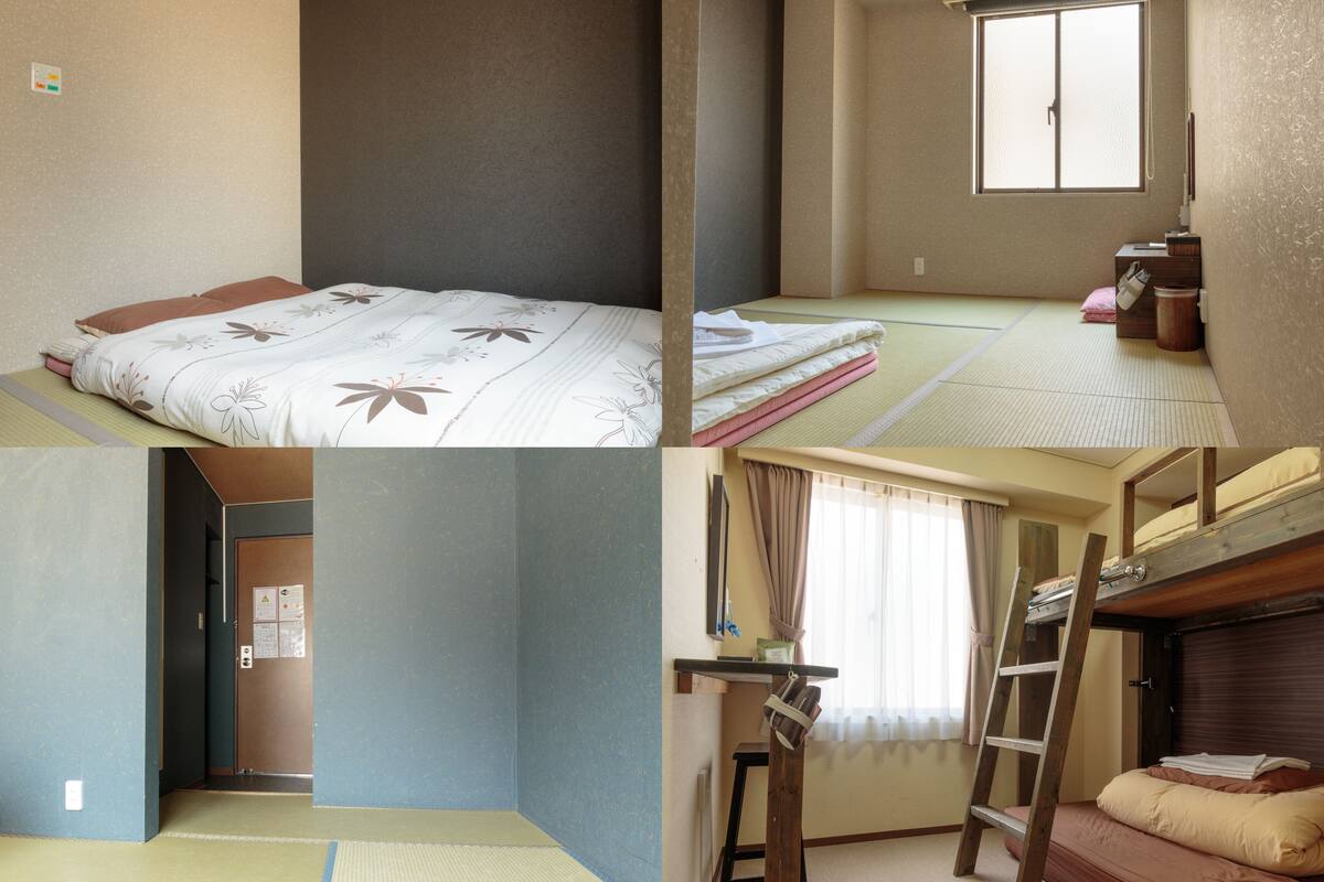 Bunk Bed Style Single Room with Private Bathroom