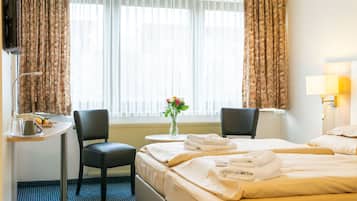 In-room safe, blackout curtains, free WiFi, bed sheets