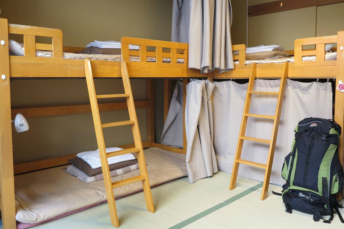 Gemeinsamer Schlafsaal, Gemischter Schlafsaal, Nichtraucher (4 Bed Room, With Shared Bathroom)