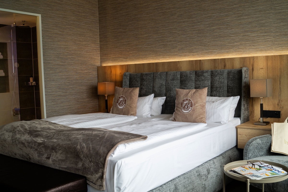 Hypo-allergenic bedding available, minibar (some free items)