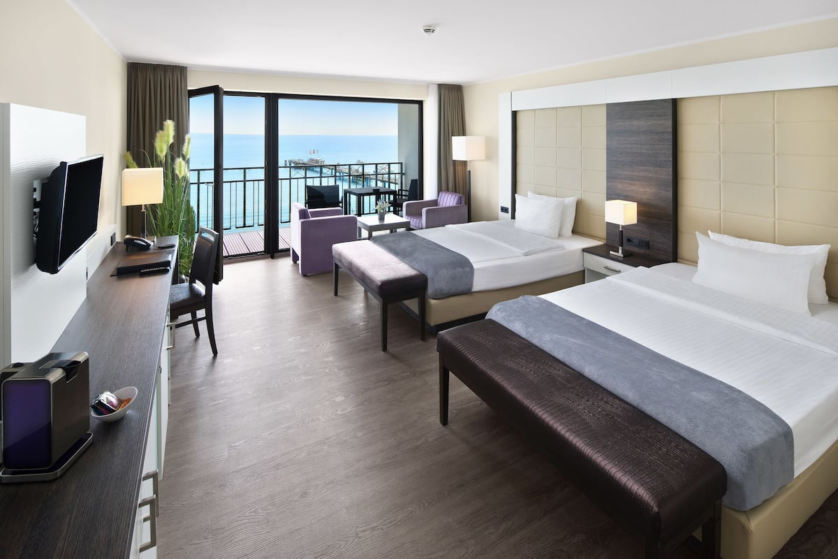 junior suite, ocean view | view from room