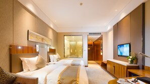 Executive Room | Premium bedding, minibar, in-room safe, desk - Jinling Grand Hotel Anhui (Hefei)