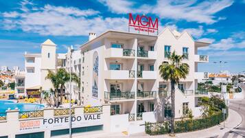 Majoituspaikan julkisivu