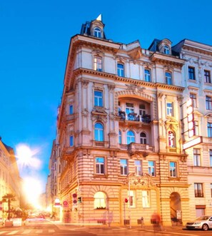 Front of property – evening/night
