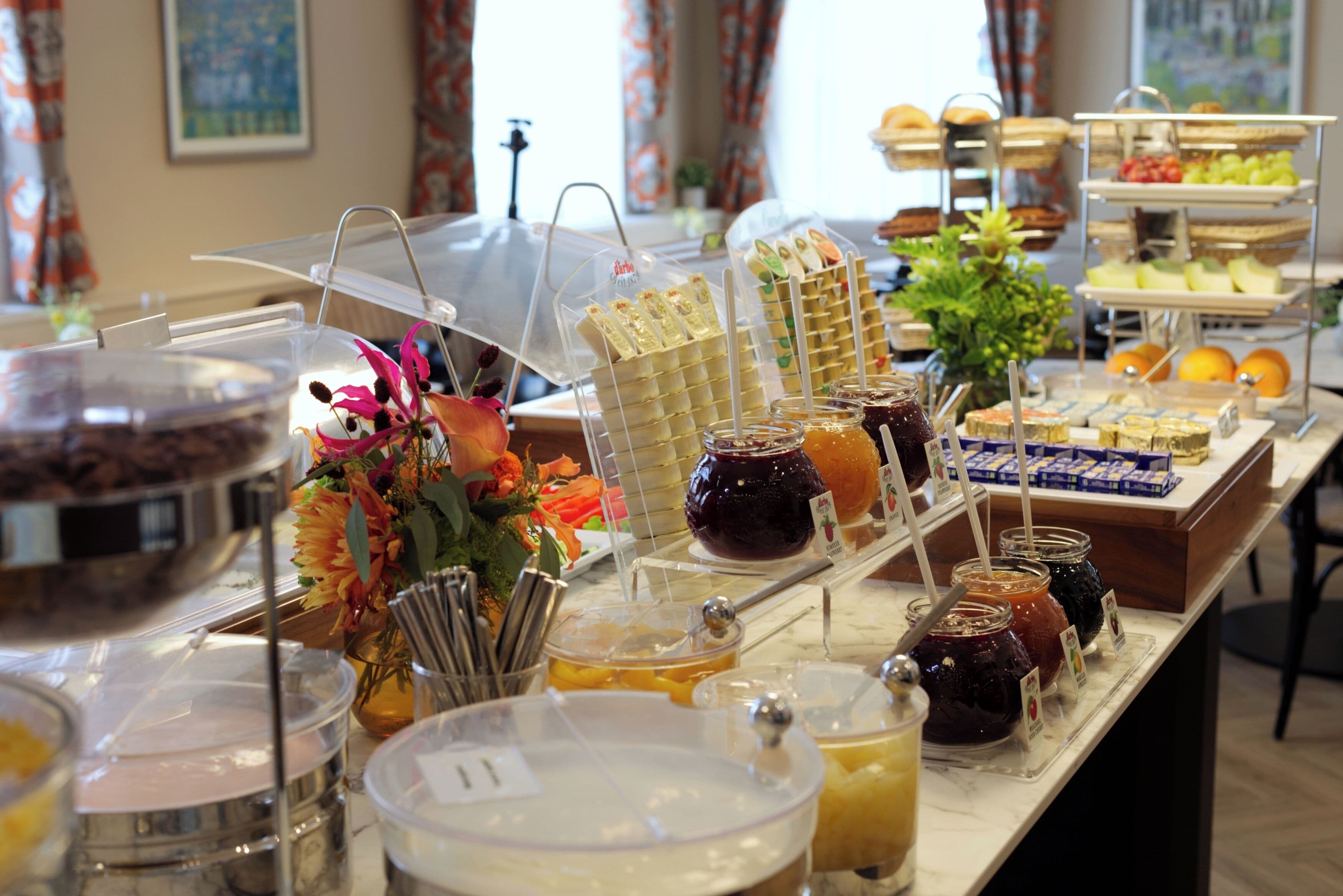 daily buffet breakfast (eur 5 per person)