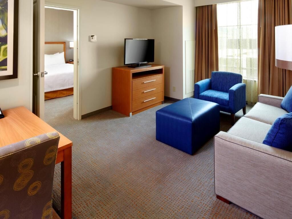 In-room safe, desk, blackout drapes, iron/ironing board