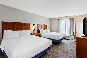 Chambre, 2 grands lits, accessible aux personnes à mobilité réduite