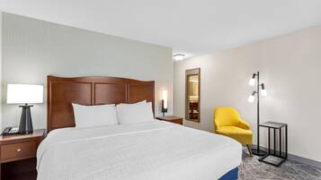 Room, 1 King Bed | In-room safe, desk, iron/ironing board, free WiFi