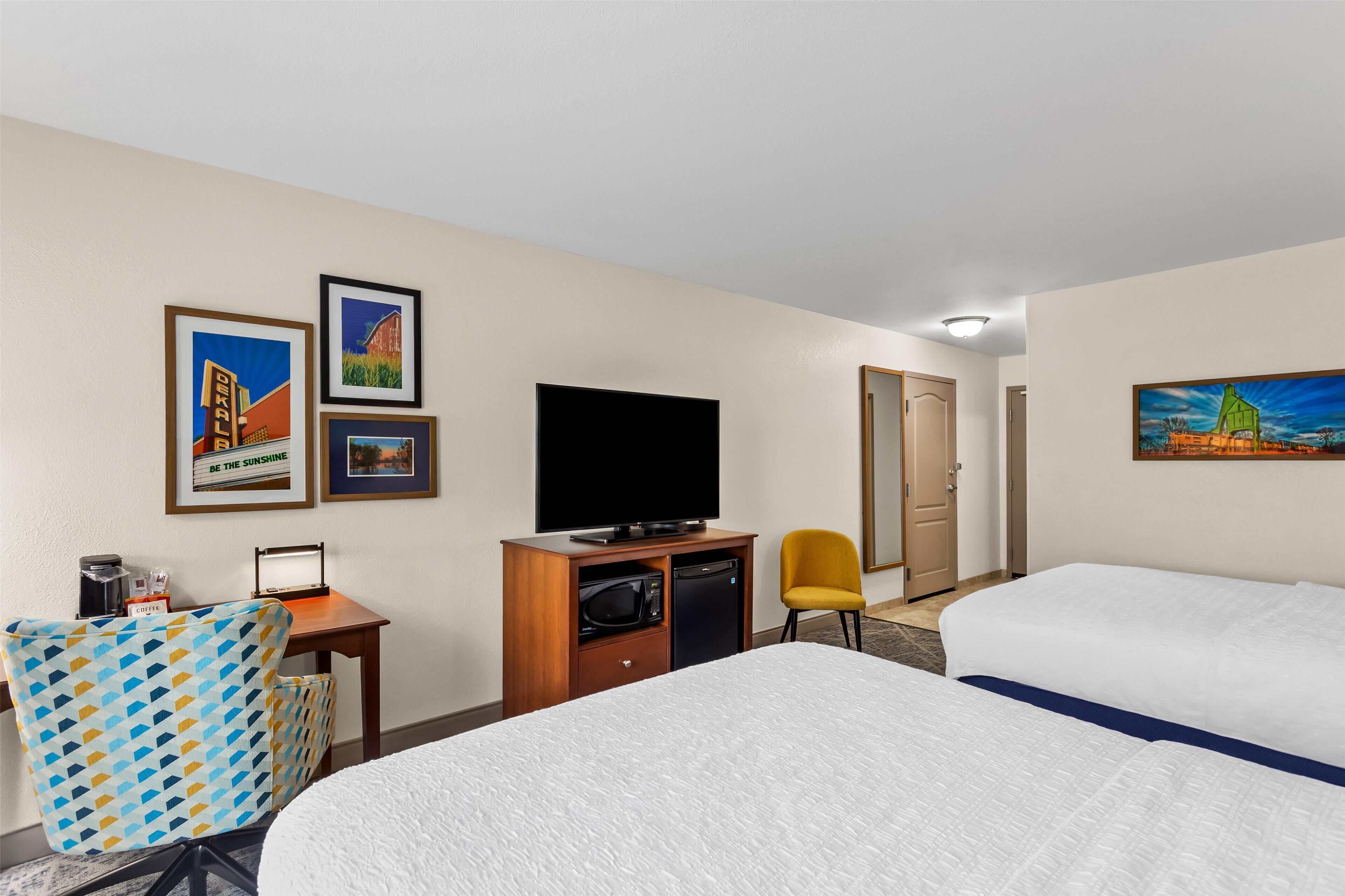 room, 2 queen beds, accessible | in-room safe, desk, iron/ironing board, free wifi