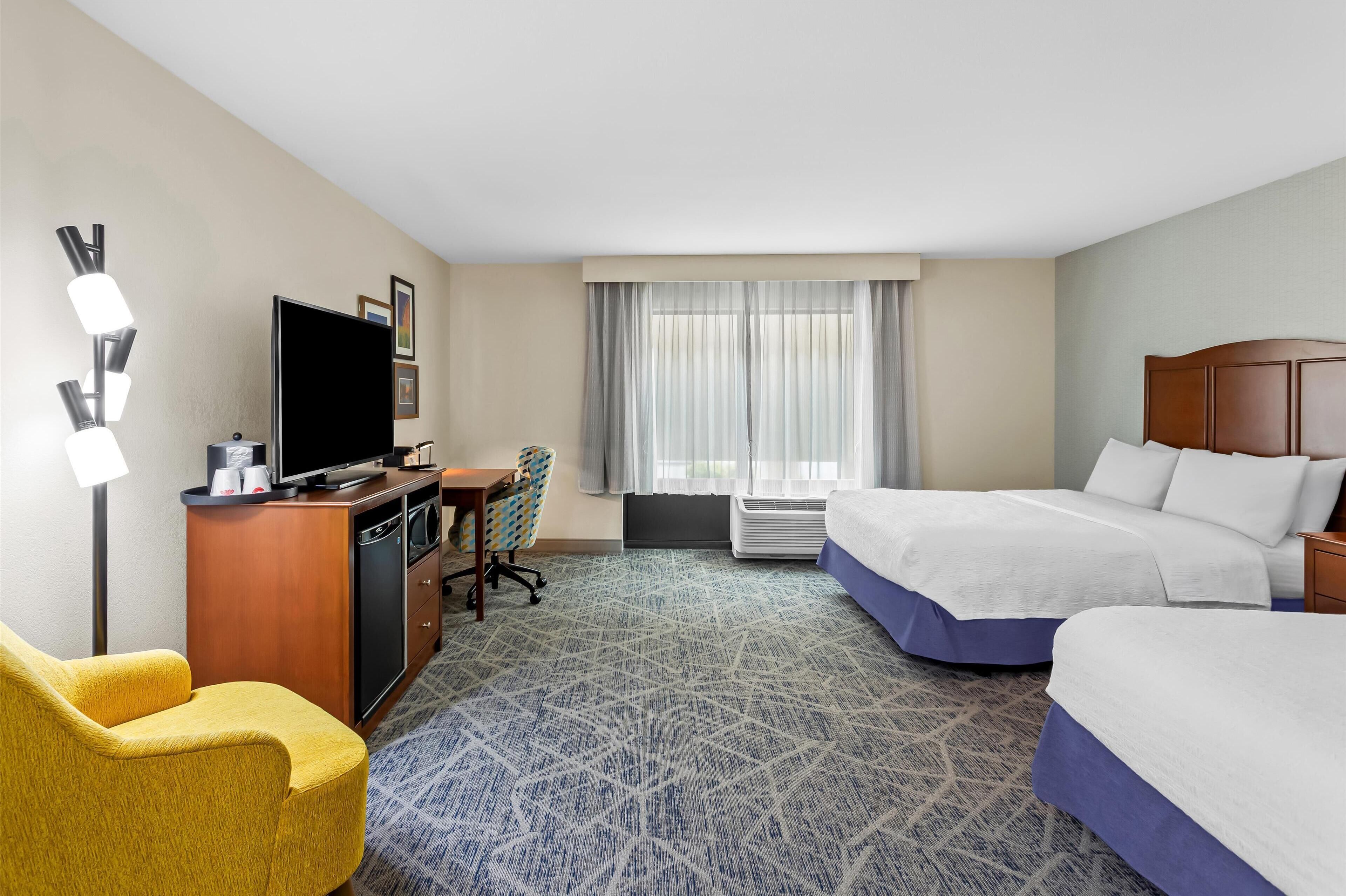 room, 2 queen beds, accessible, non smoking | in-room safe, desk, iron/ironing board, free wifi