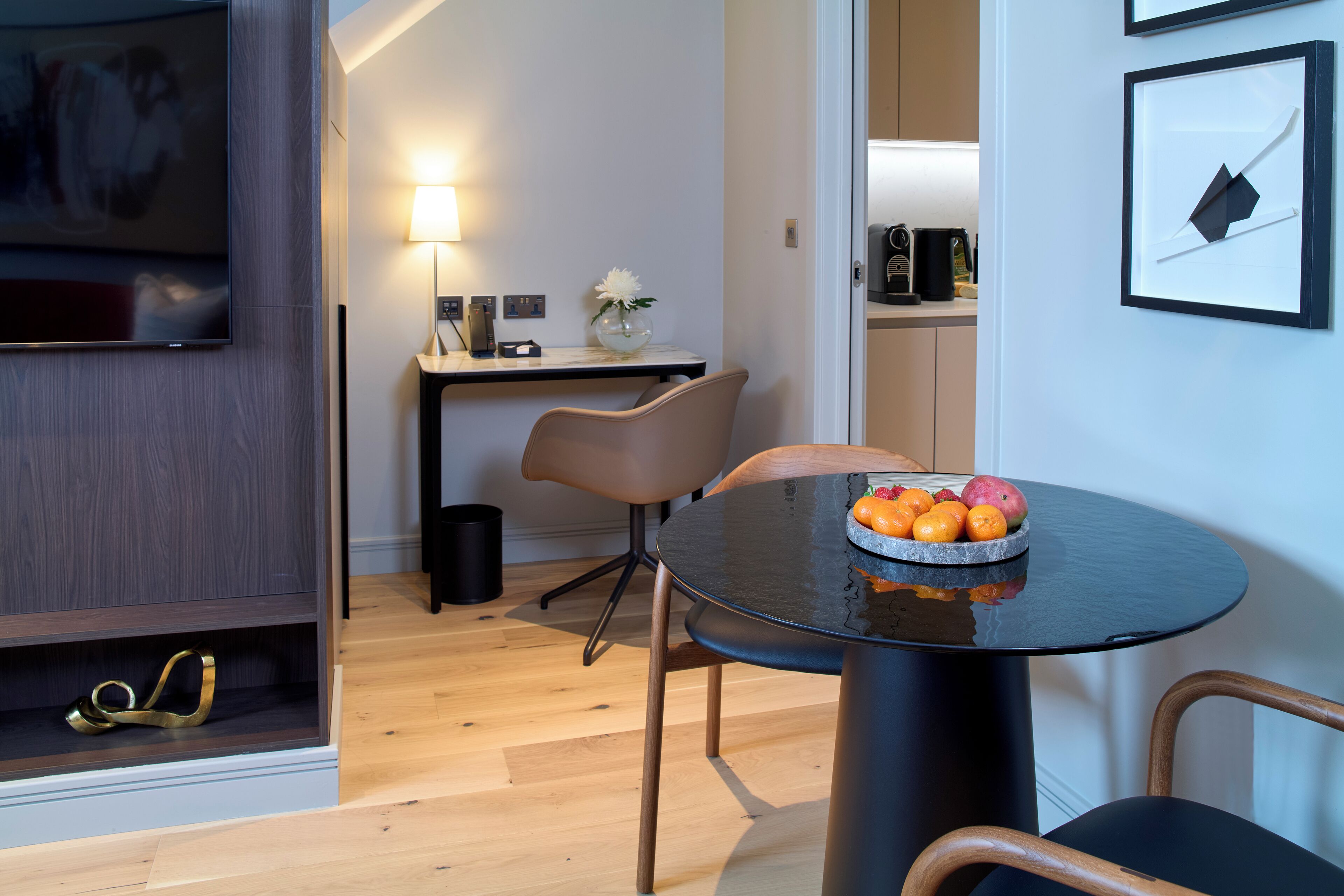 Luxury Loft Open Plan One Bedroom | Living area | Flat-screen TV, DVD player, iPod dock