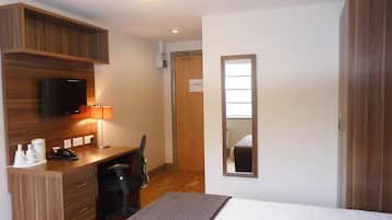 In-room safe, desk, iron/ironing board