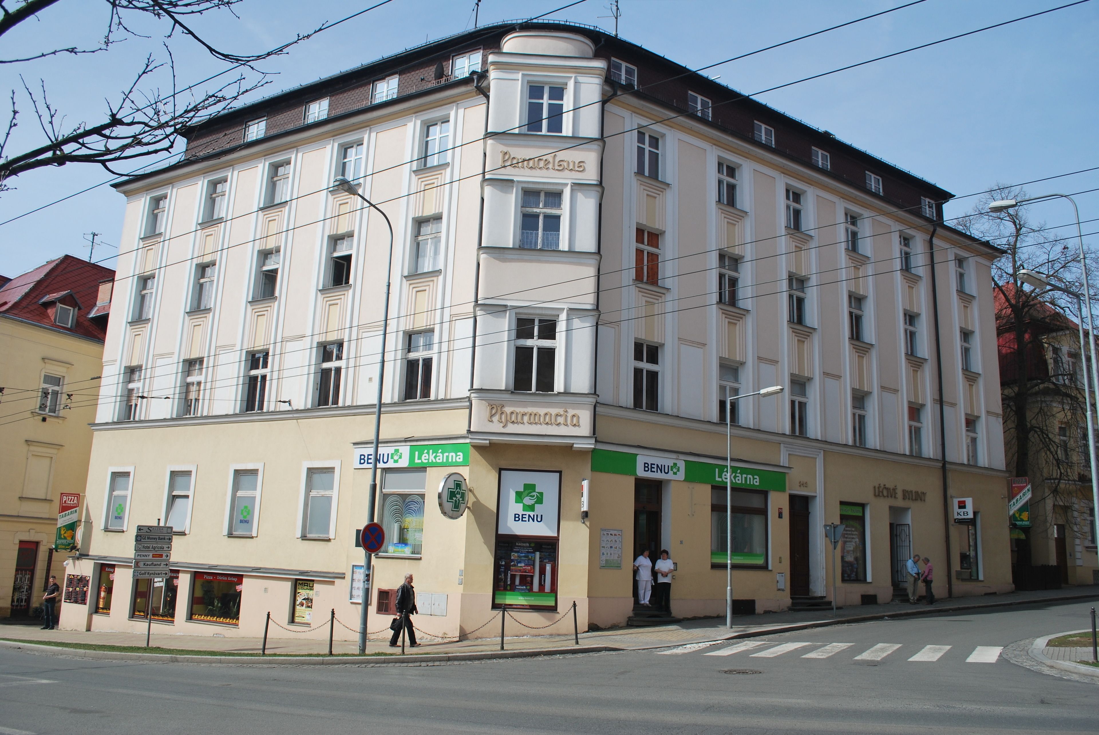 Fassade der Unterkunft