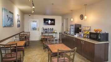 Free continental breakfast