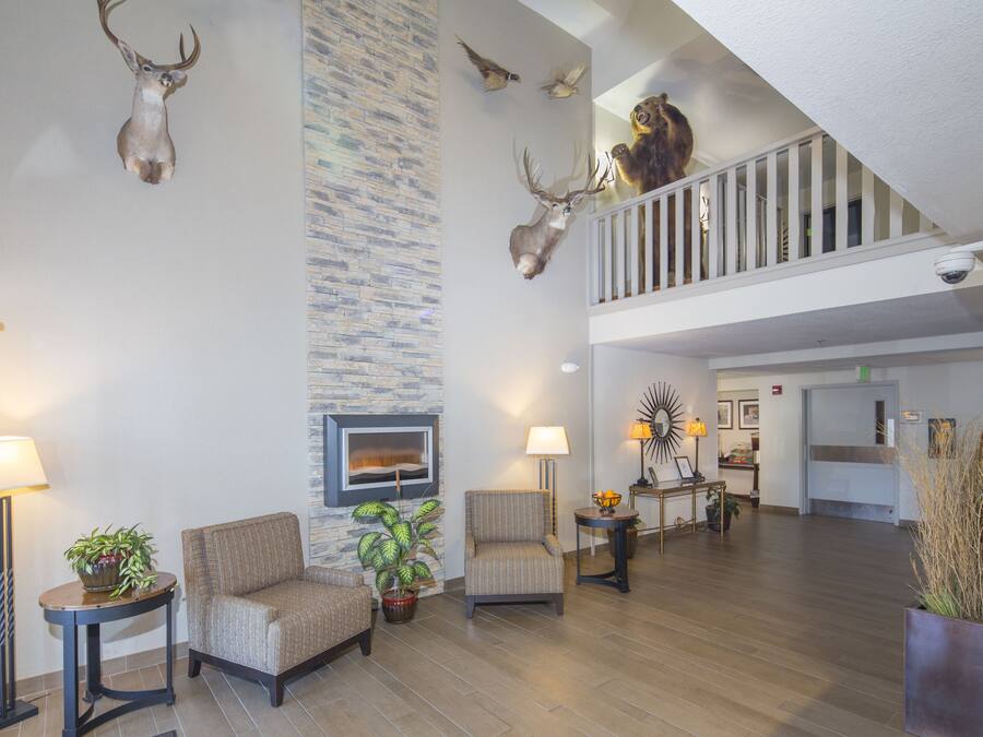 Sala de estar en el lobby