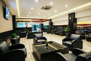 Sala de estar en el lobby