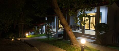 Front of property - evening/night