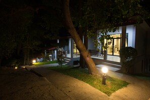 Front of property - evening/night