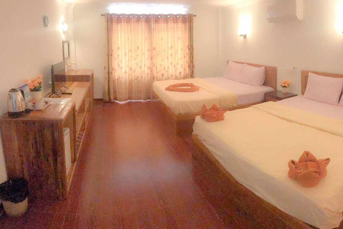 Bungalow Deluxe, 2 grands lits, vue mer