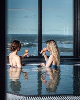 Sauna, hot tub, steam room, massages