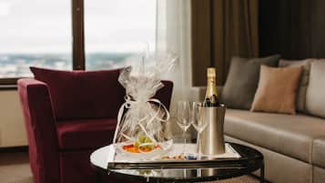 Suíte panorâmica | 1 quarto, roupas de cama antialérgicas, frigobar, cortinas blackout