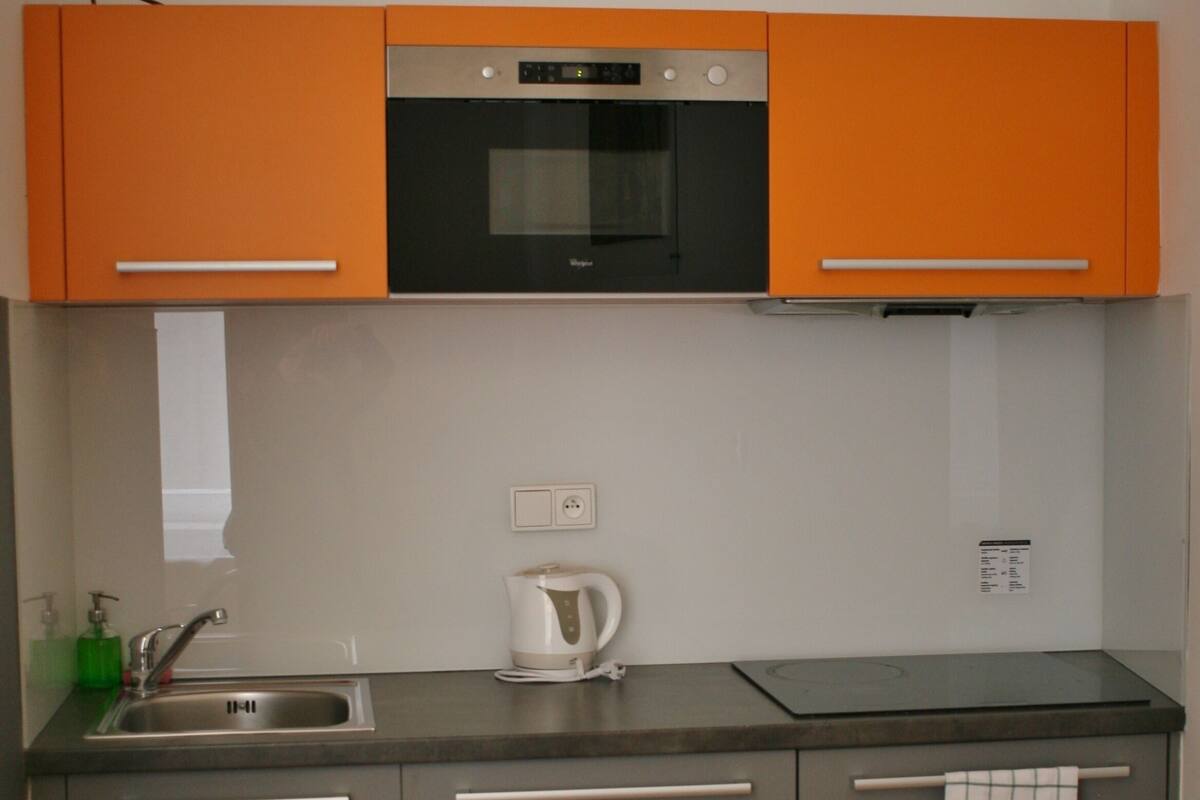 Apartment, Kitchen | Private kitchenette | Fridge, electric kettle