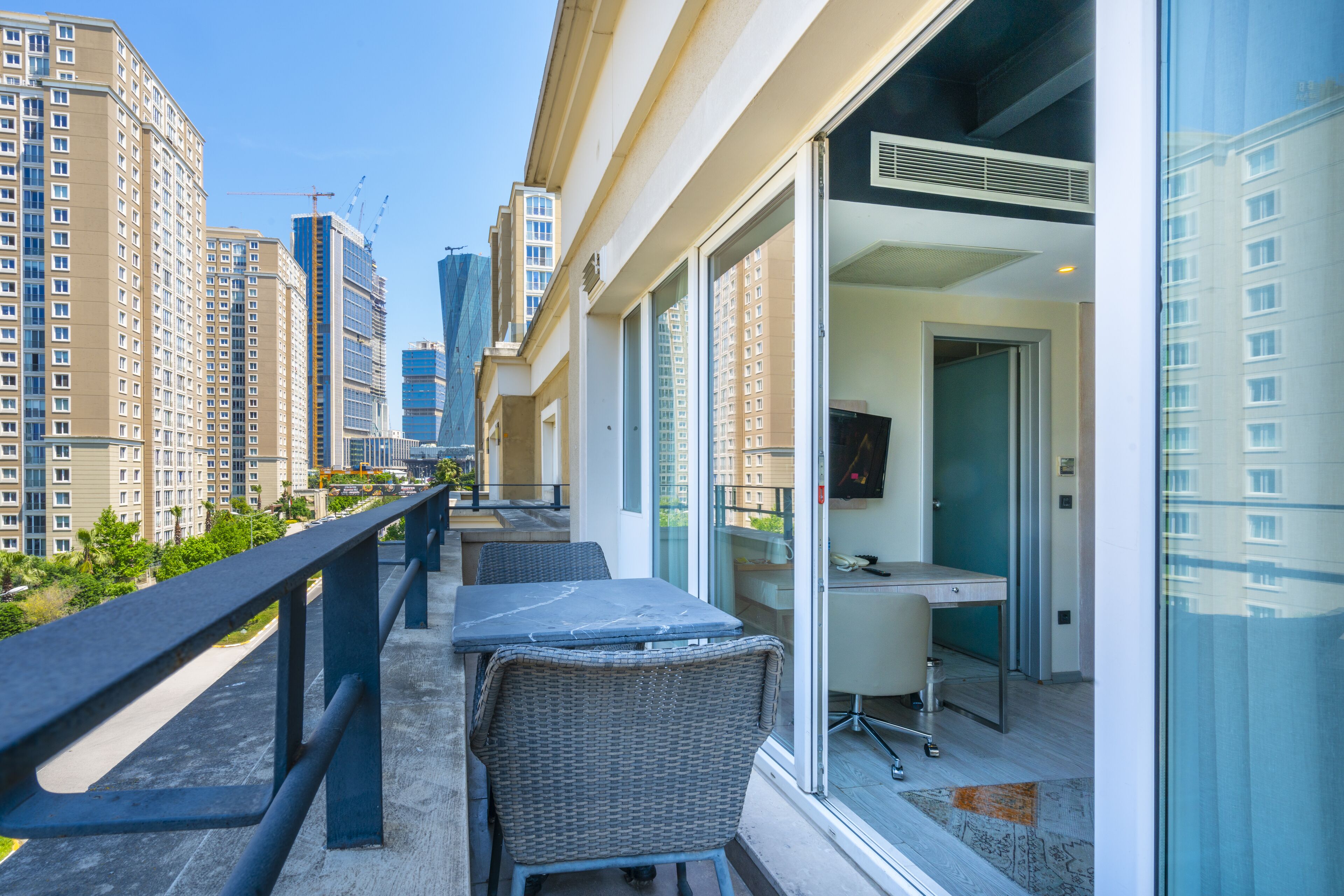 Down duvets, minibar, in-room safe, desk