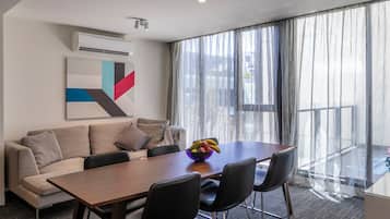 In-room safe, desk, laptop workspace, blackout drapes