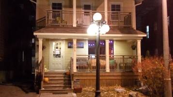 Front of property – evening/night