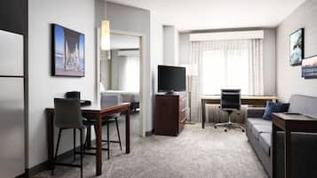 55-inch LCD TV with satellite channels, TV