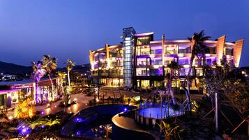 Front of property – evening/night