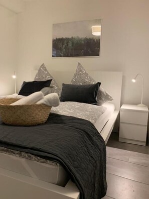 Desk, iron/ironing board, free WiFi, bed sheets