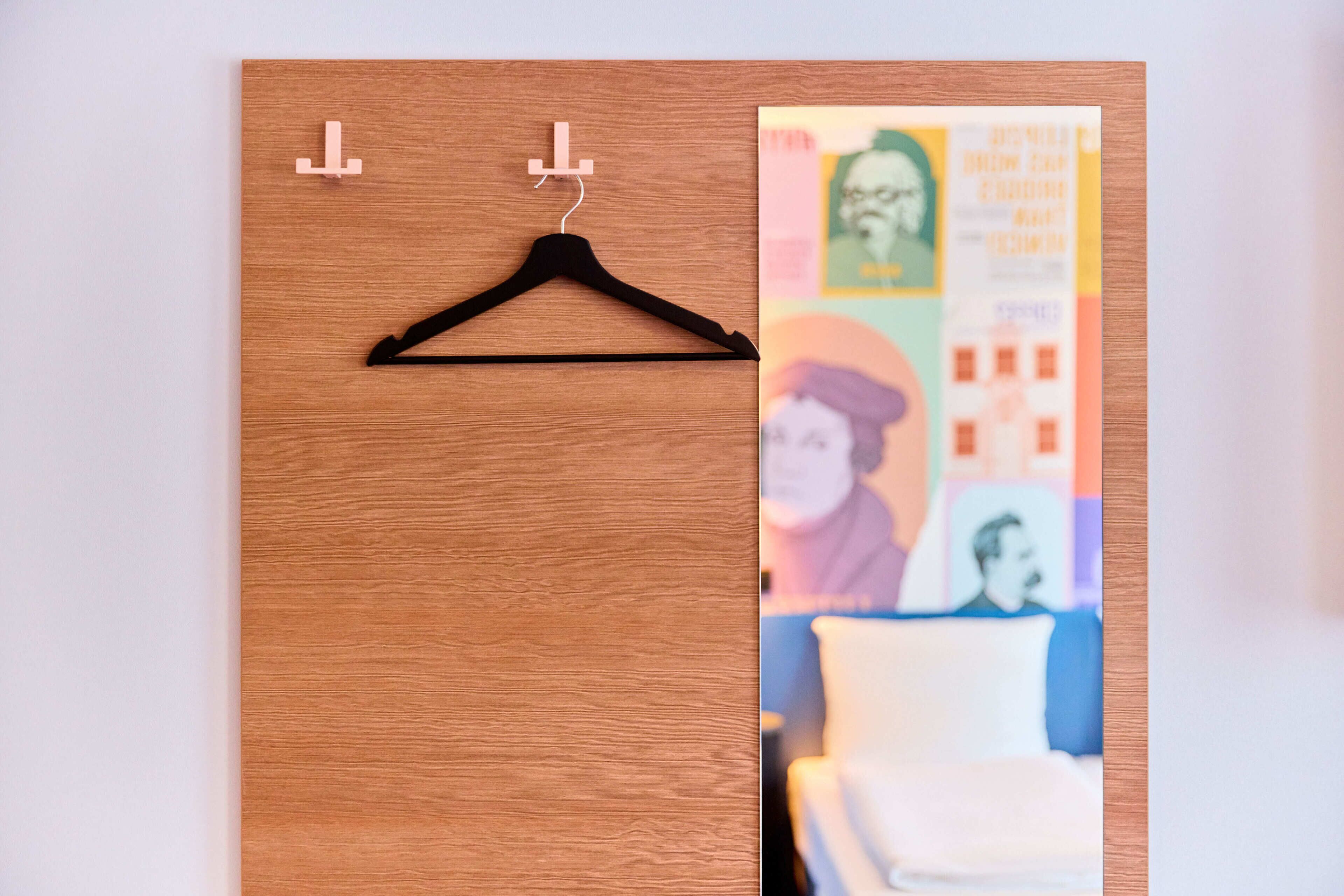 triple room | desk, laptop workspace, blackout curtains, soundproofing