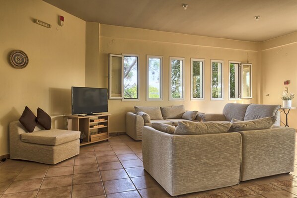 Sala de estar en el lobby