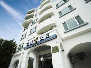 Façade de l’hébergement