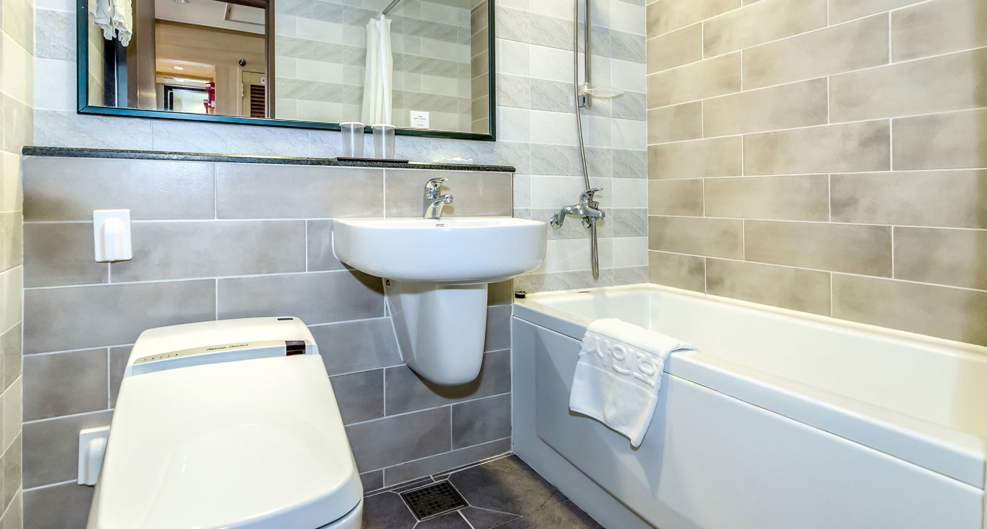 shower, free toiletries, hair dryer, bathrobes