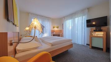 1 soveværelse, premium-sengetøj, minibar, pengeskab på værelset