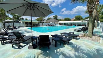 Seasonal outdoor pool