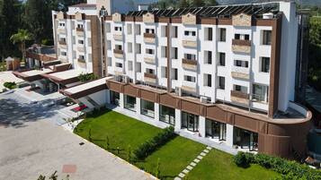 Façana frontal de l'allotjament