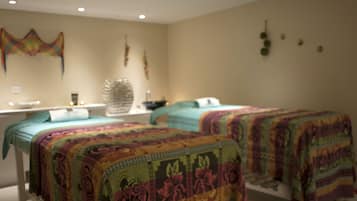 Espace de soins pour les couples, soins corporels, gommages corporels