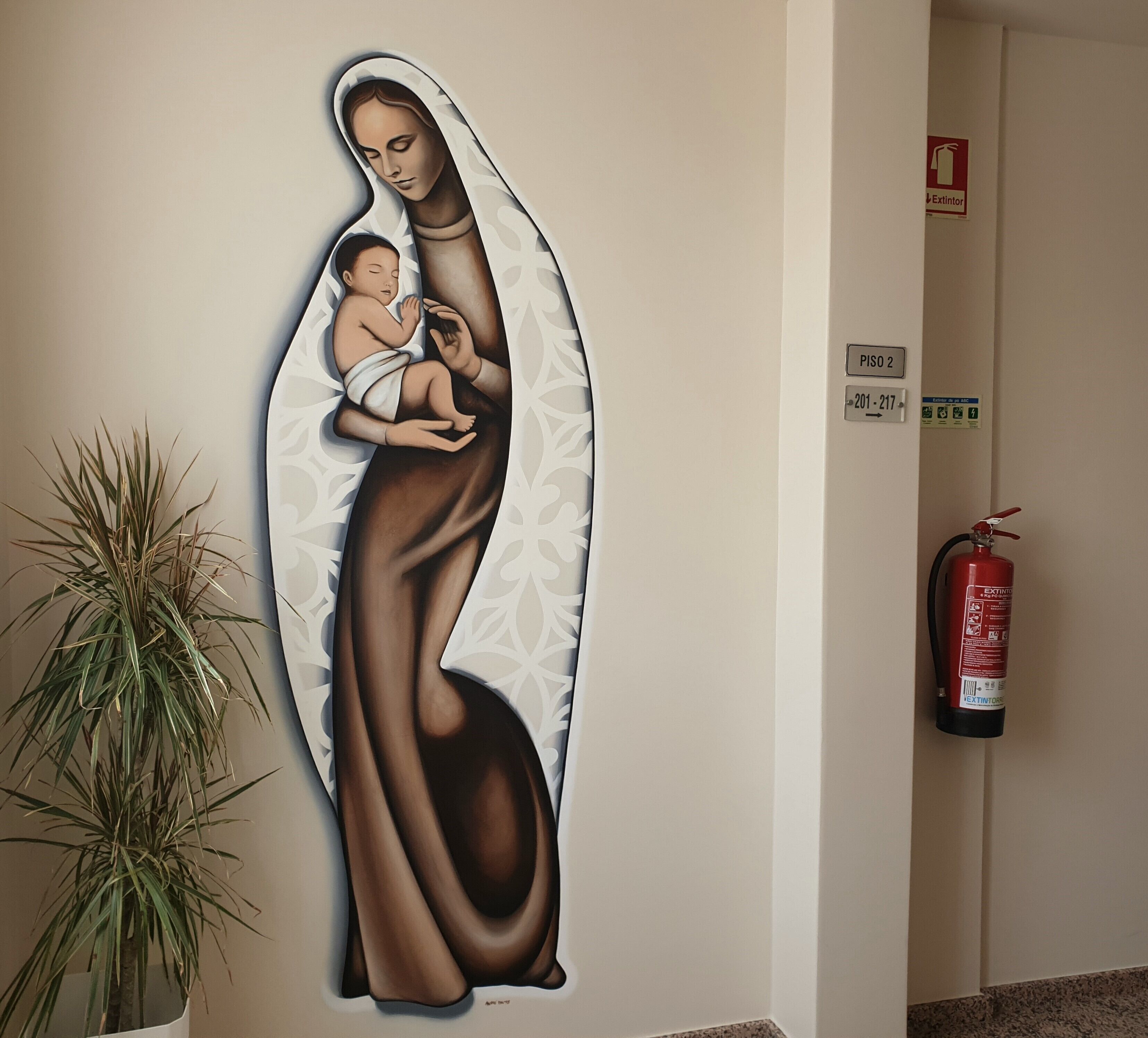 two connecting rooms | floor plan