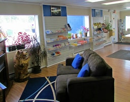 Sala de estar en el lobby